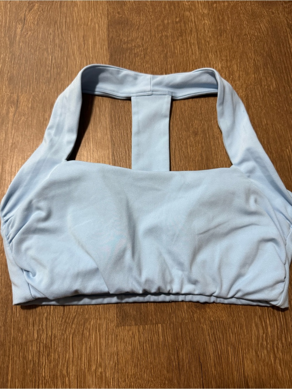 Harmony Balance Racerback Sports Bra Light Blue Size Medium